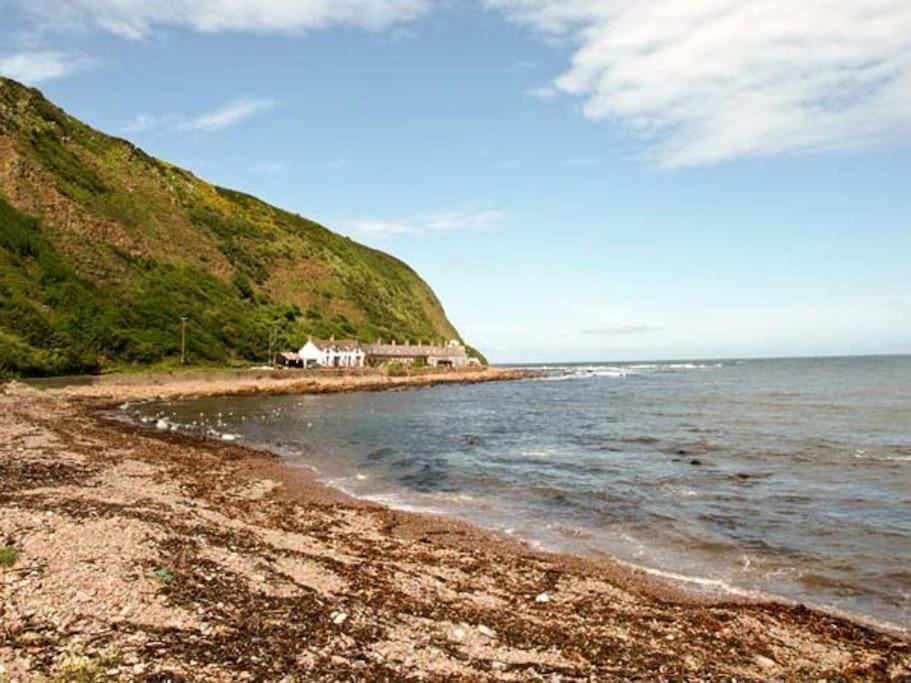 The Cottage By The Sea, Scotland Burnmouth Exteriör bild
