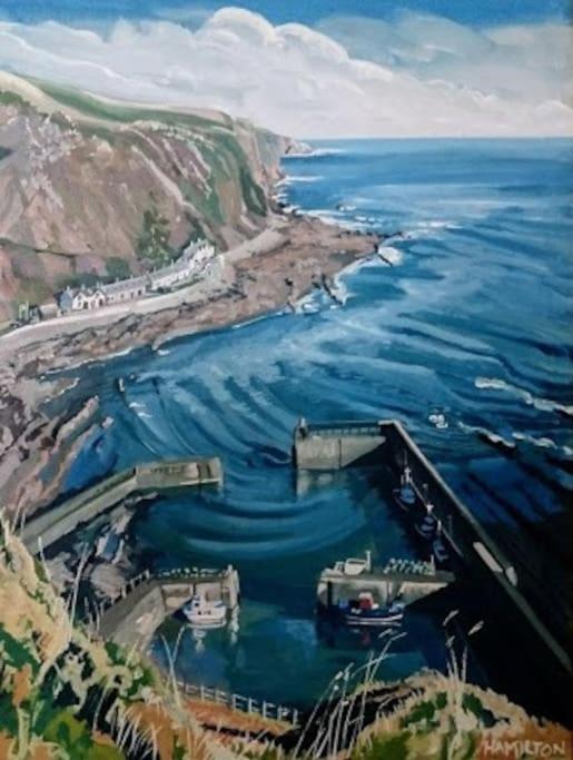 The Cottage By The Sea, Scotland Burnmouth Exteriör bild